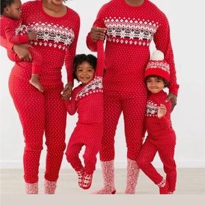 Family Christmas pyjamas , size men XL, W large and baby 2T
